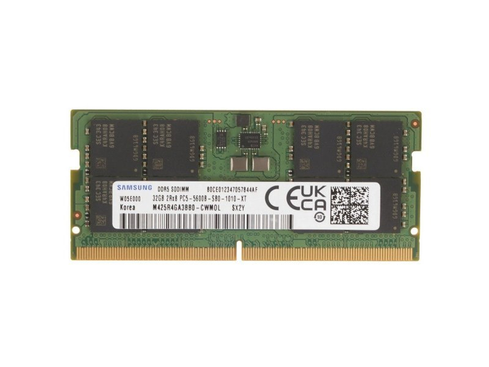 Оперативная память Samsung M425R4GA3BB0-CWMOL, DDR5 1х 32ГБ 5600 МГц, SODIMM, OEM
