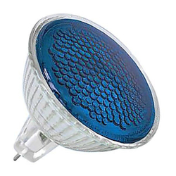 Лампа накаливания галогенная 50W 12V GU5.3 - цвет Синий