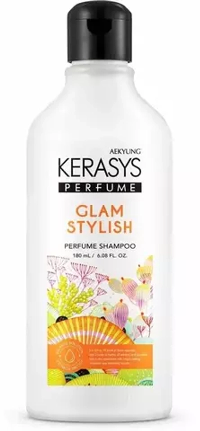 KeraSys Шампунь Парфюмир.линия ГЛАМУР д/поврежд.волос 180мл*50