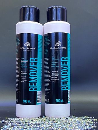 Жидкость для снятия гель-лака Global Fashion 500 мл