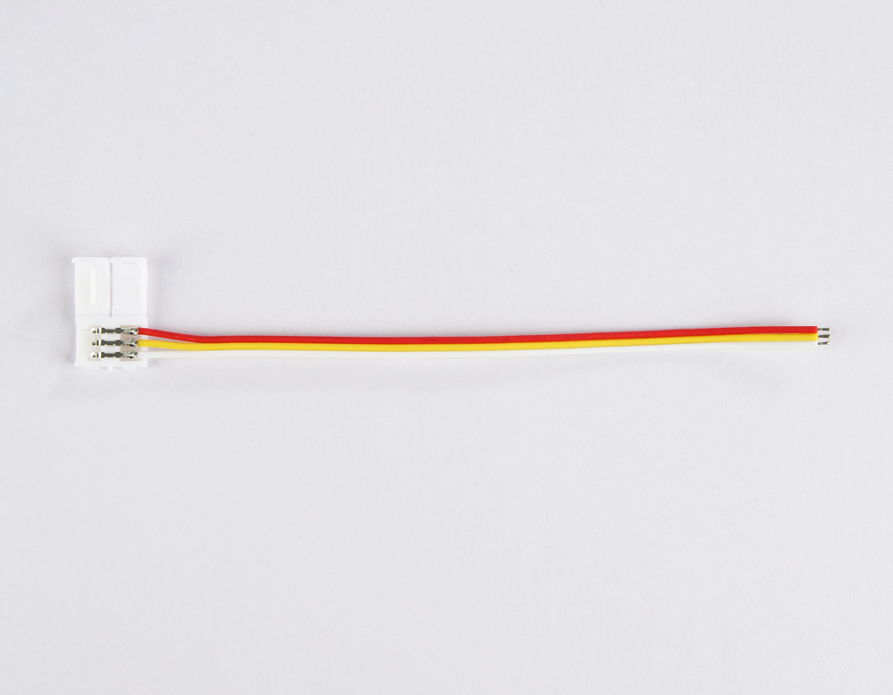 Соединитель гибкий односторонний для светодиодной ленты 2835 12/24V (3 конт.) 150 мм GS7151 (5шт)