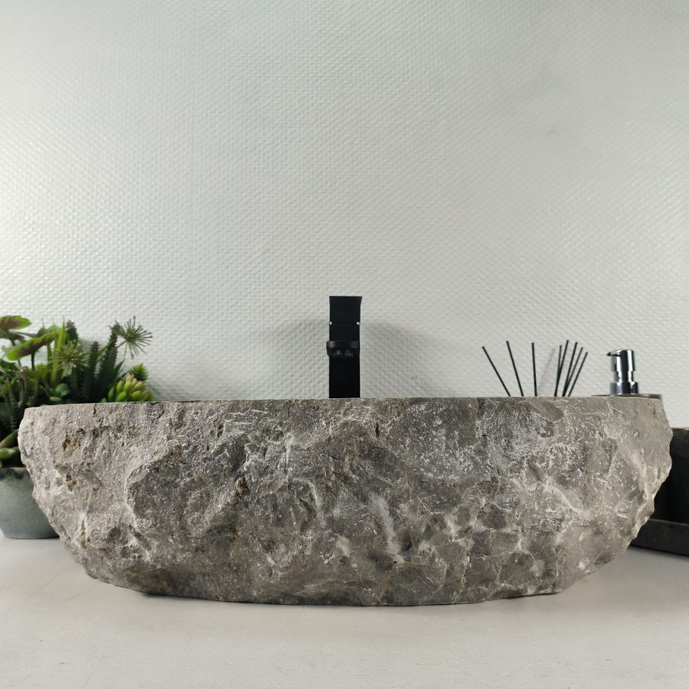Раковина из мрамора Erozy Grey EM-64670 61*42*16 0189