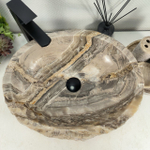 Раковина из оникса Erozy Grey EO-64512 51*41*15 0156