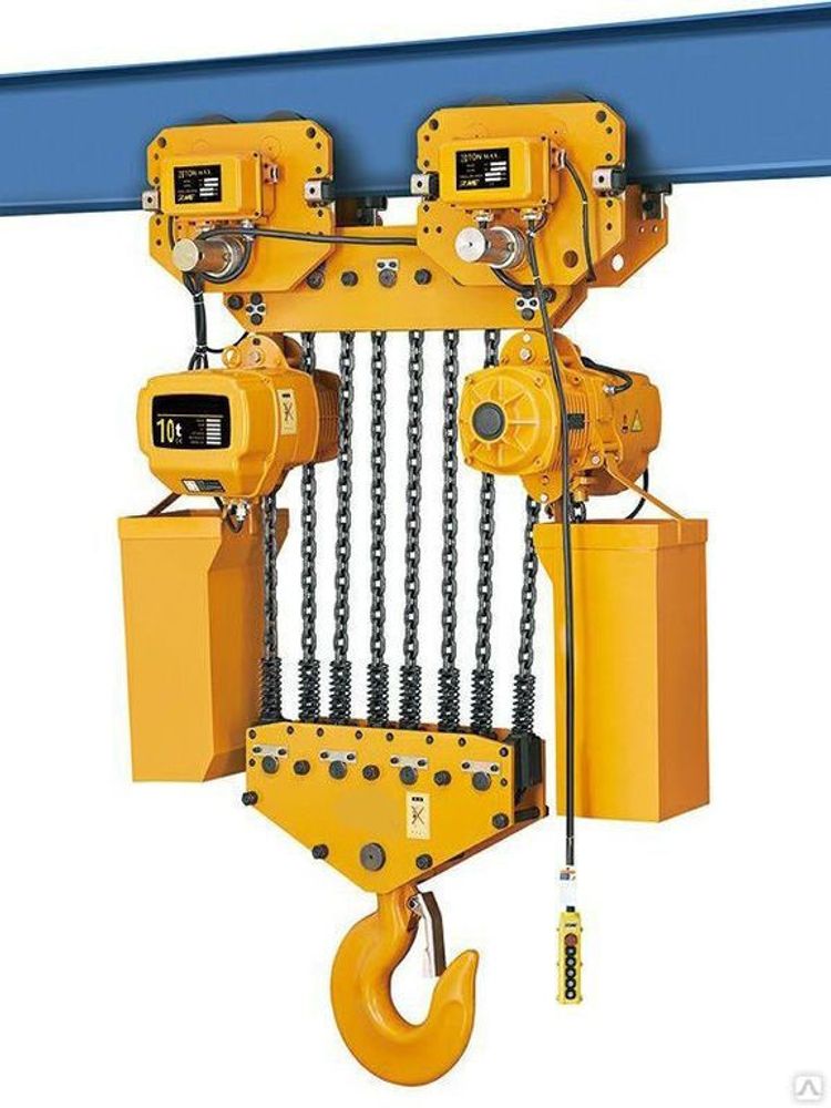 Таль электрическая Цепная TOR ТЭЦП (HHBD10-04T) 10,0 т 6 м 380В