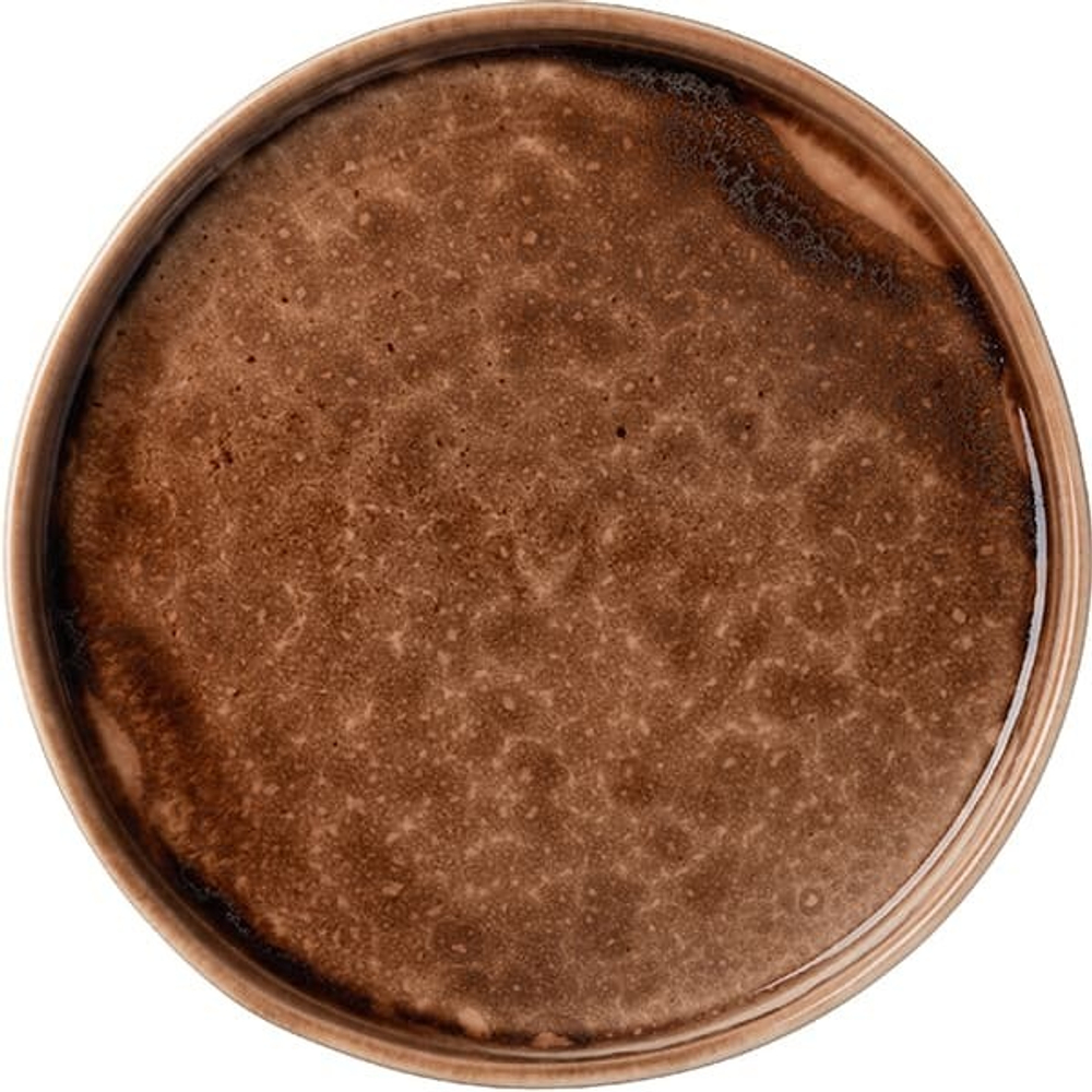 Блюдо «Маррон Реативо»;фарфор;D=250,H=25мм;коричнев.,бежев. (Цвет: коричневый)