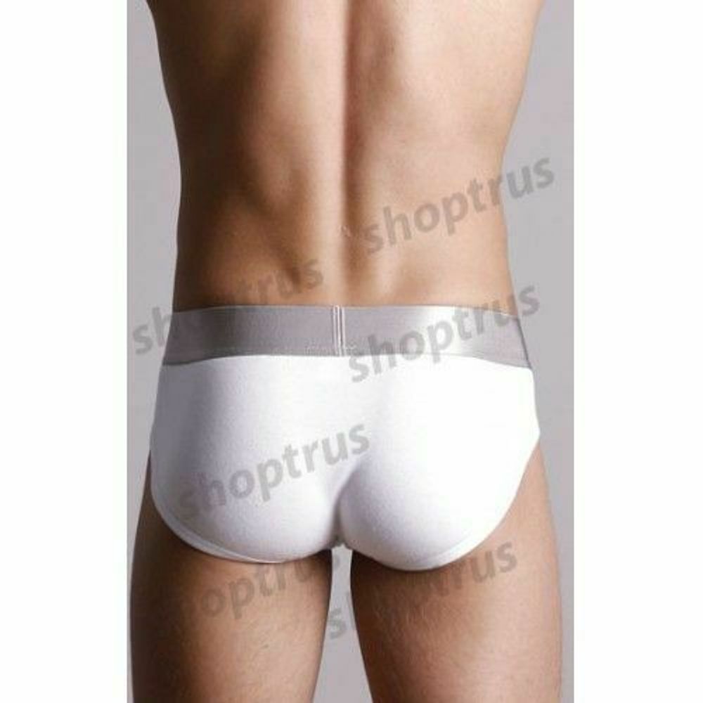 Мужские трусы брифы белые Calvin Klein Brief Steel White