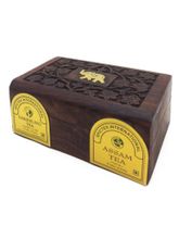 Чай черный Bharat Bazaar Assam и Darjeeling в деревянной коробке 100 г