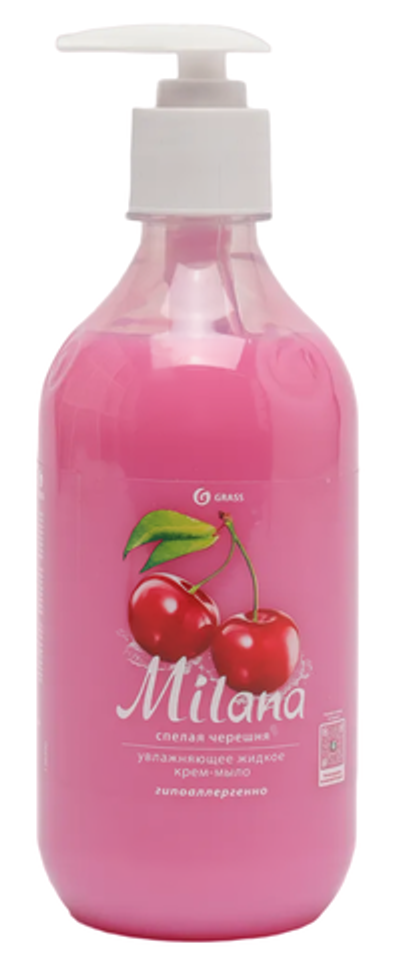 GraSS Milana крем-мыло Спелая вишня 500мл