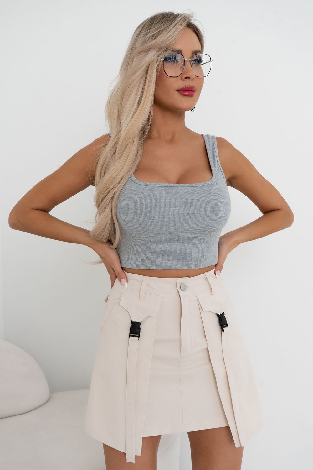 Юбка-карго (ванильный) Юб11-15 Nikol