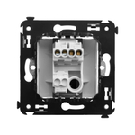 Кнопка одноклавишная в стену, "Avanti", "Белое облако"