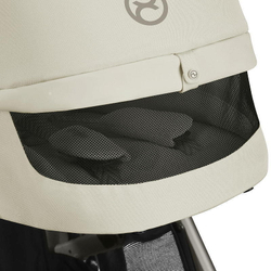 Коляска Cybex Talos S Lux TPE complete Cloud T Sepia Black 3 в 1 Seashell Beige с дождевиками