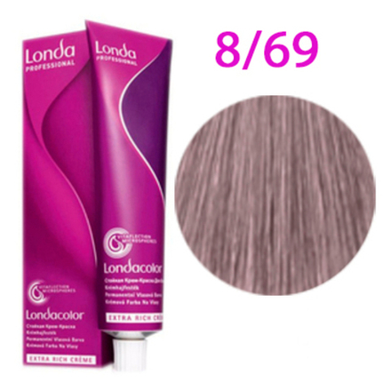 Londa Color стойкая крем-краска, 8/69 светлый блонд фиолетовый сандрэ, 60мл