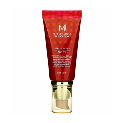B.B. тональный крем для лица №21 "Missha M Perfect Cover BB Cream SPF42 " 50 мл.