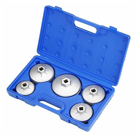 Цена на МАСТАК (103-40005C) Набор съемников масляных фильтров, 5 предметов