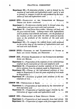 A course of practical chemistry. Part 1: Elementary | Matthew Moncrieff Pattison Muir