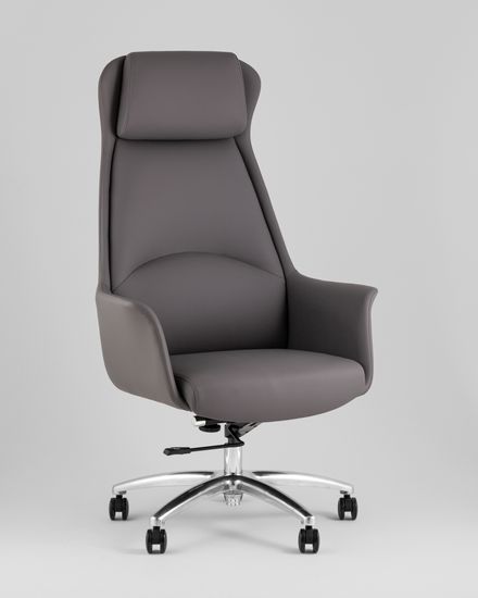 Кресло руководителя TopChairs Viking NEW серое