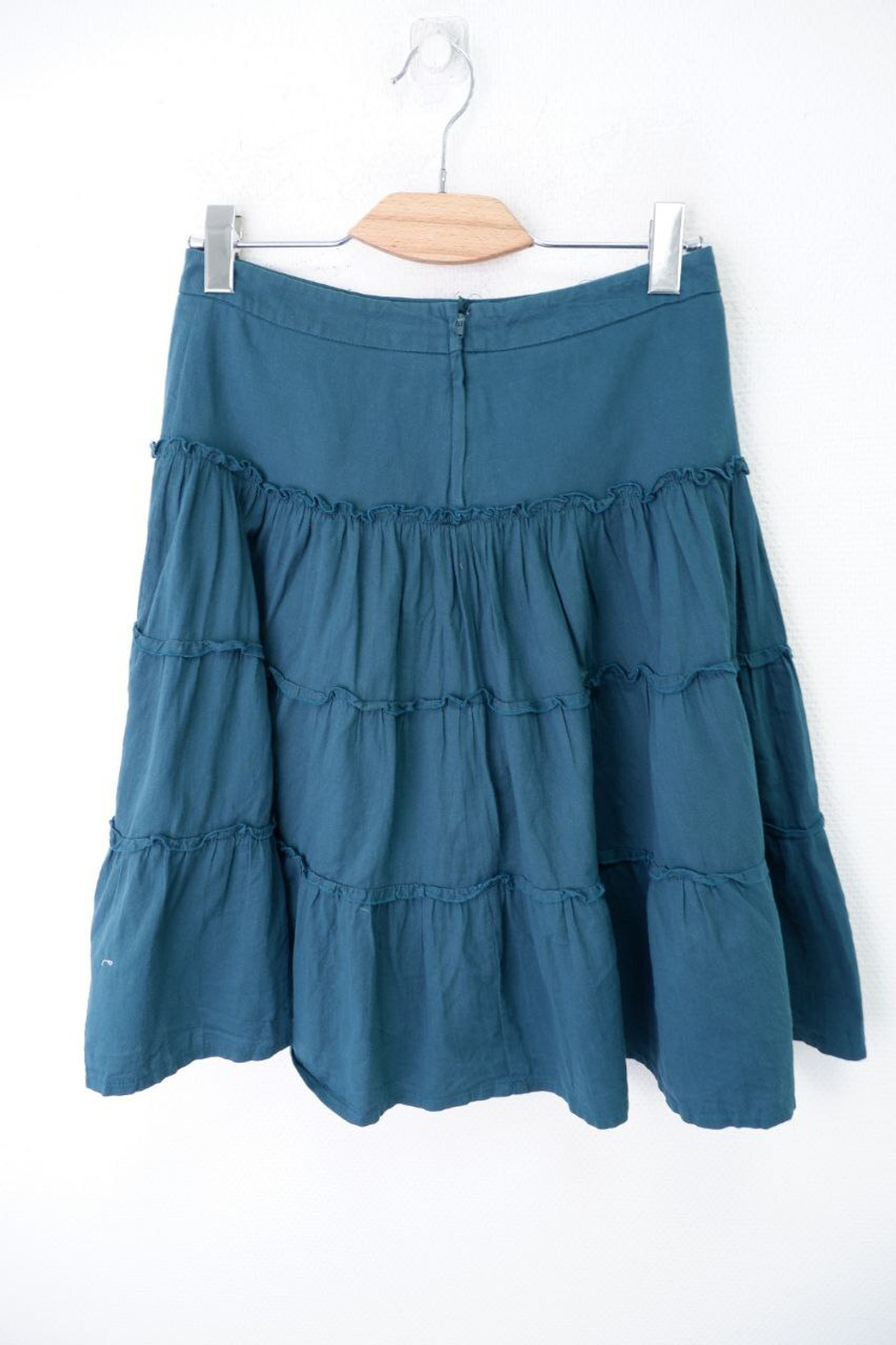 Юбка ярусная из хлопка 42 размер