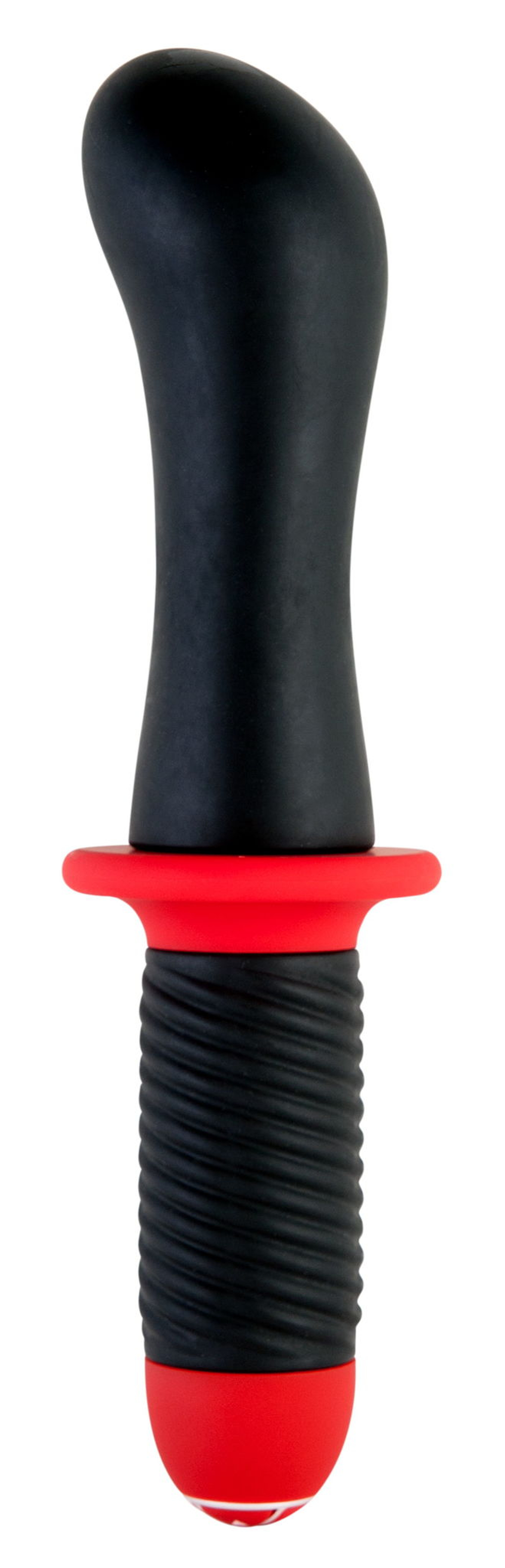 Анальный стимулятор Black & Red by TOYFA с вибрацией, водонепроницаемый, силикон, чёрный, 27 см, Ø 5