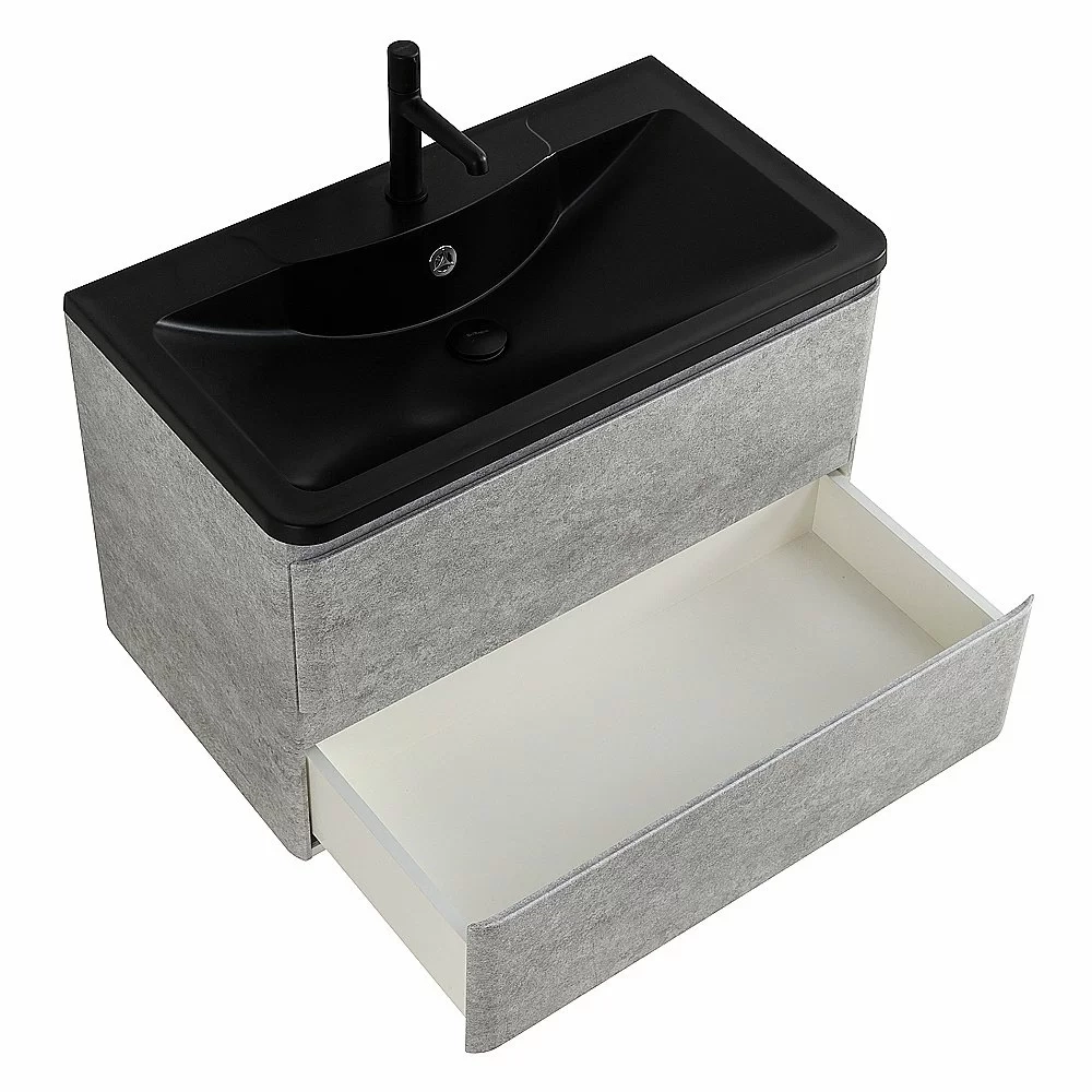 Тумба с раковиной BelBagno ALBANO 100 подвесная Cemento Verona Grigio