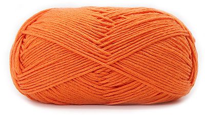 Пряжа для вязания Вискоза 70% Хлопок 30% цвет Оранжевый