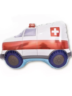 Шар (33""/84 см) Фигура, Скорая помощь, 1 шт. В148