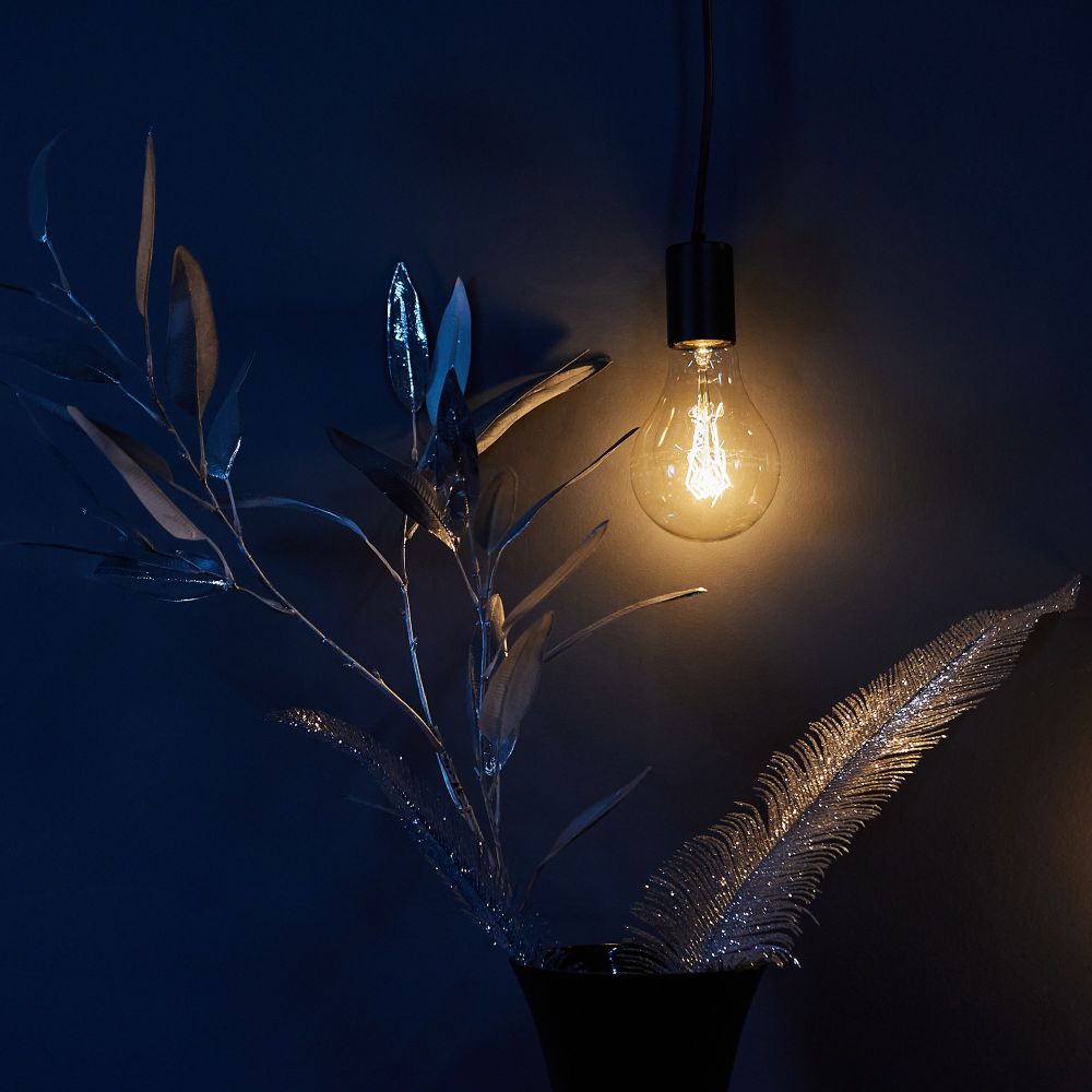 IL-V-A95-60-GOLDEN-E27 SW01 Лампа накаливания Vintage. Форма A. Форма нити SW. Картон. ТМ Uniel