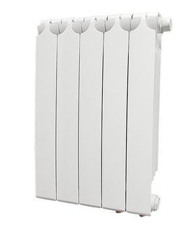 Радиатор биметаллический секционный Теплоприбор BR1-500 х 5 секций (нижнее подключение, справа)