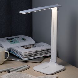 Настольный светильник ЭРА NLED-510-8W-W светодиодный аккумуляторный белый