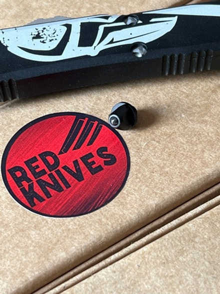 Стеклобой КЕРАМИКА для ножа Microtech Ultratech / UTX-85 серии А+++ - черный