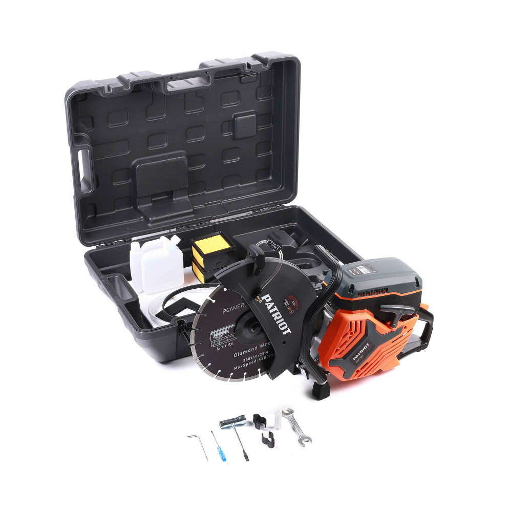 Бензорез Patriot DSG 735С, 75сс, 4.8 л. с, 350 мм, кейс 595102230