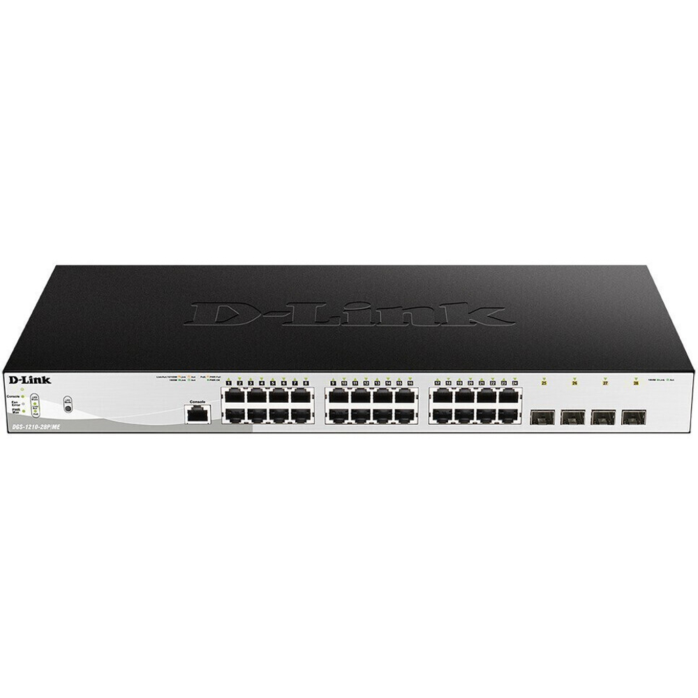 Коммутатор (свитч) D-Link DGS-1210-28P/ME/B