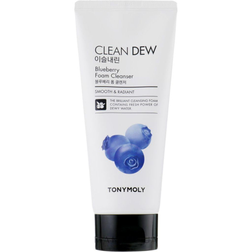 Tony Moly Пенка для умывания с черникой - Clean dew foam cleanser blueberry, 180мл