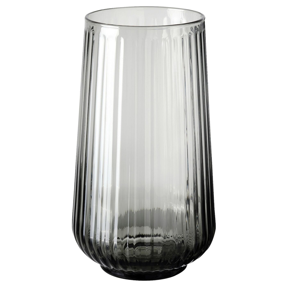 IKEA GRADVIS  (ИКЕА ГРАДВИС)  -  Ваза, серая, 19 см