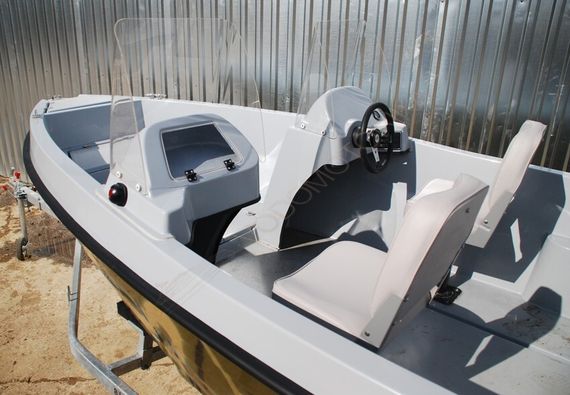 Алюминиевый катер SCANDIC HAVET 480 AL (зеленый камуфляж)