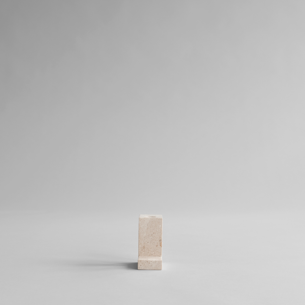 Подсвечник 101 Copenhagen Brick Candle Holder, Tall, Limestone