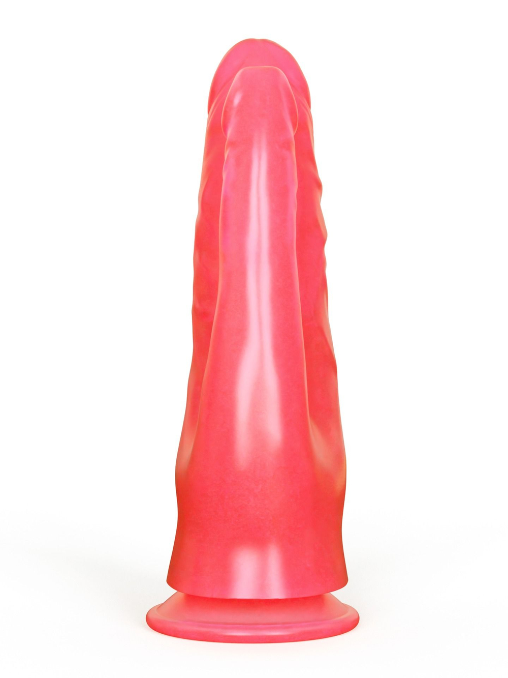 Фаллоимитатор двойной LOVETOY с лепестками, присоска, розовый