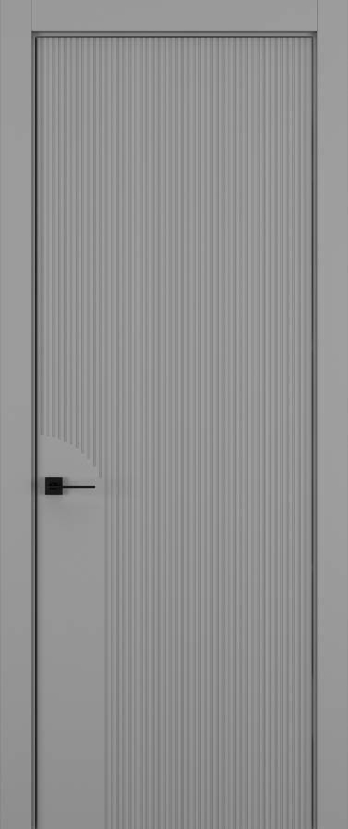 Дверь 2 VERTICAL Матовый Светло-серый