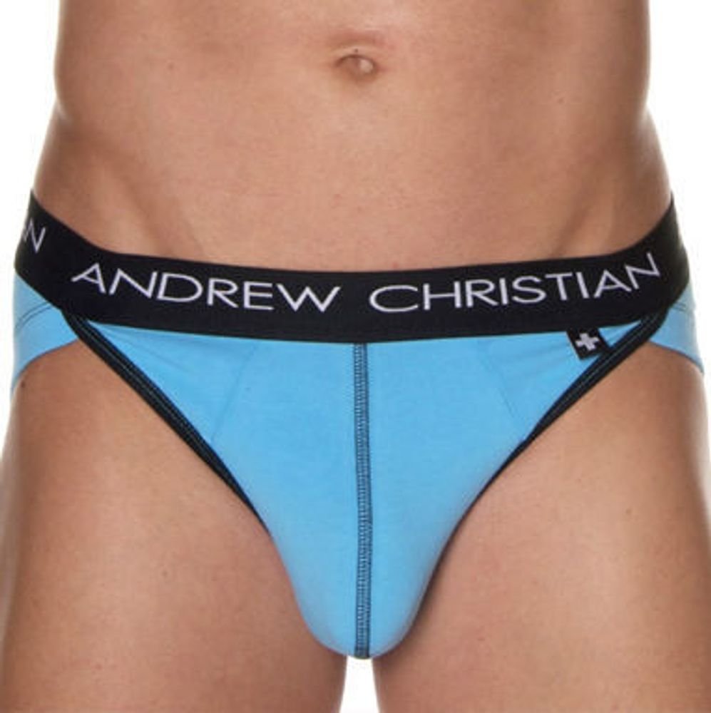 Мужские трусы брифы Andrew Christian Flashlift Brief Pro Aqua AC42