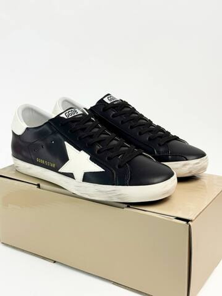 Кеды Golden Goose Superstar #B128 (черн.)
