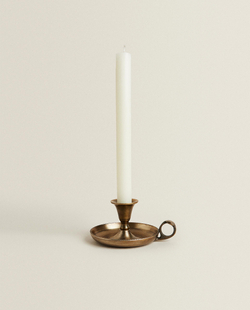 Подсвечник Zara Home, 6.5х13.5х11 см, золотой, 9398/468