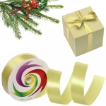 Лента для декорирования «Радуга» 2,0 см, 5 м, Желтый