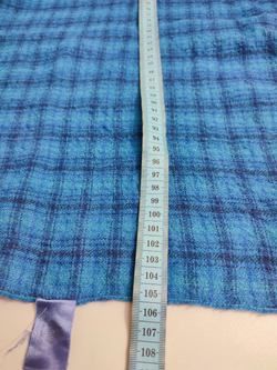 Палантин-накидка в клетку