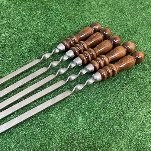 Шампур с деревянной ручкой