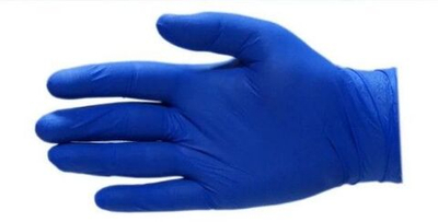 Перчатки нитриловые диагностические (смотровые) нестерильные неопудренные, текстурные, размер M, 100 шт.