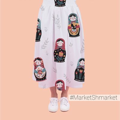 Юбка с принтом 