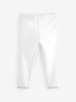 Легинсы с оборками для девочки Next 521-320, Белый