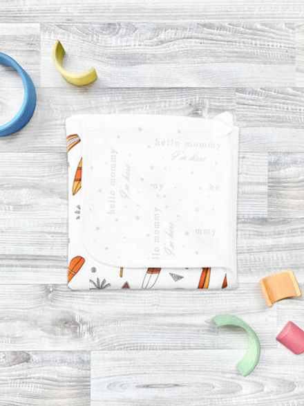 Двусторонний плед Mjölk Сёрфы