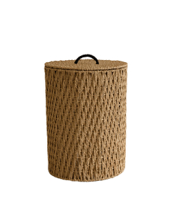 Zara Home Корзина из нержавеющей стали, цвет бежевый, 46 см