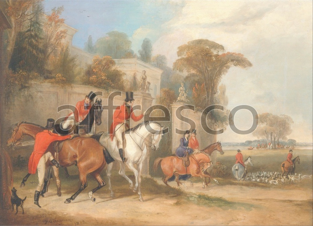 Фреска Francis Calcraft Turner, Bachelors Hall The Meet