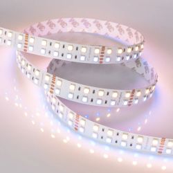 Светодиодная лента RT-B144-19mm 24V RGBW-Warm (32 W/m, IP20, 5m) (Arlight, Открытый) 012327(3)